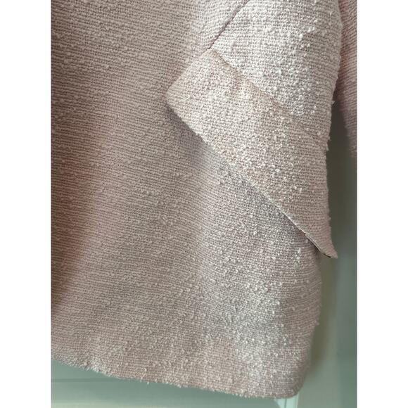 L’Agence Pink Chamberlain Textured Tweed Blazer Jacket Size 8 Elegant - Picture 16 of 16